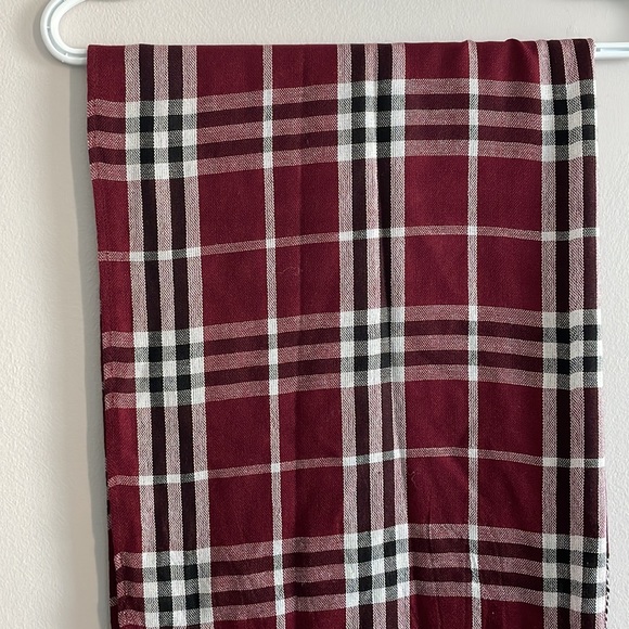 Checkered print plaid scarf gingham scarf - Picture 3 of 4